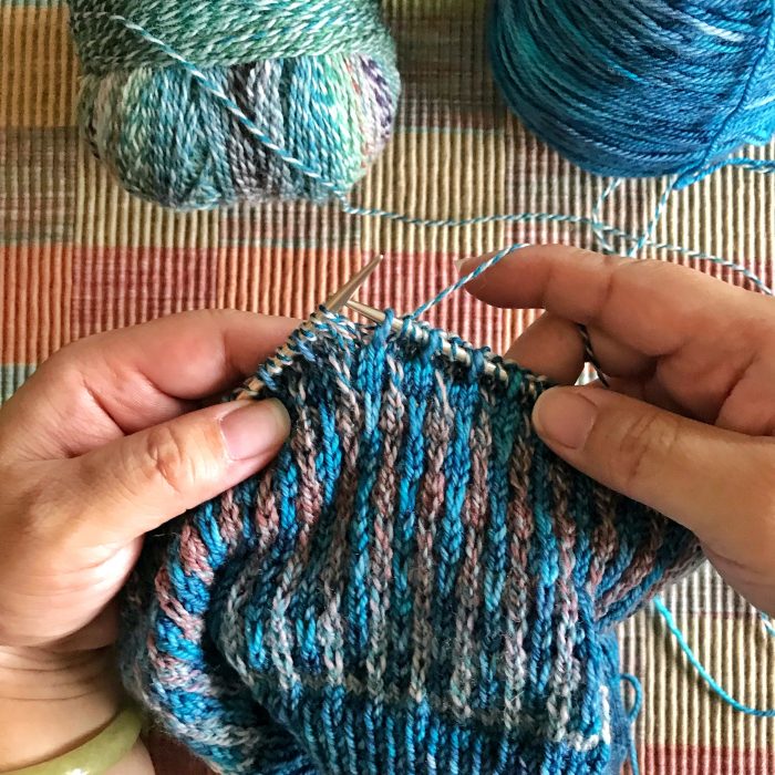 Weaving vs. Knitting The Knitting Circle