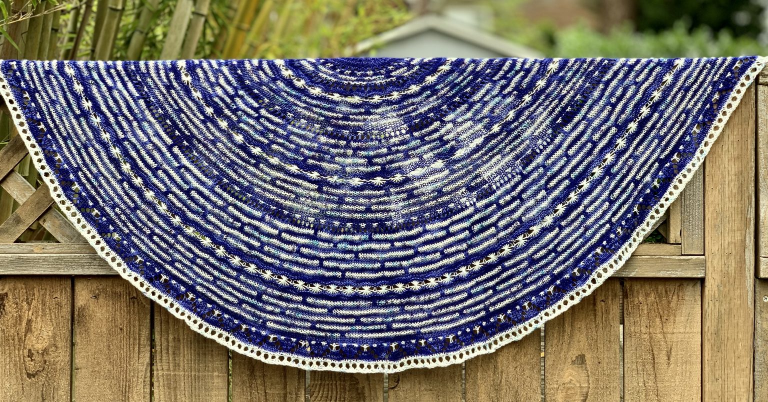 Easy Pi Shawl Knitting The Knitting Circle