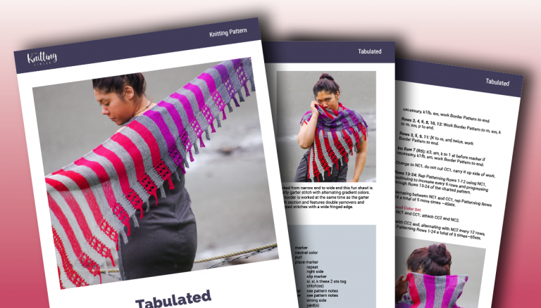 Tabulated Shawlproduct featured image thumbnail.