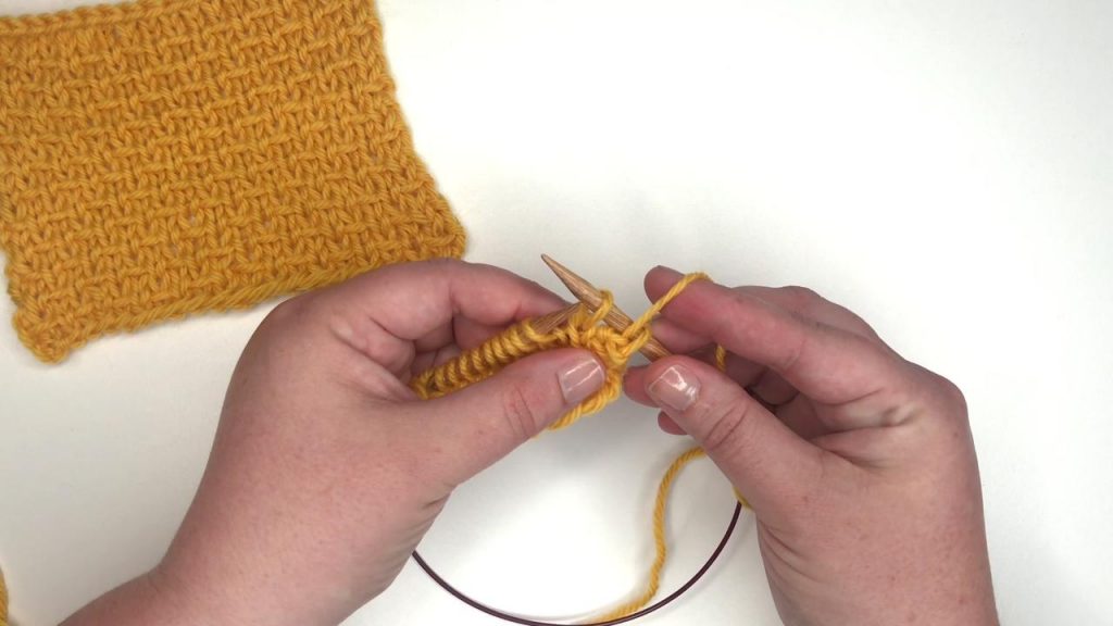 How to Work Garter Stitch in Rounds TKC