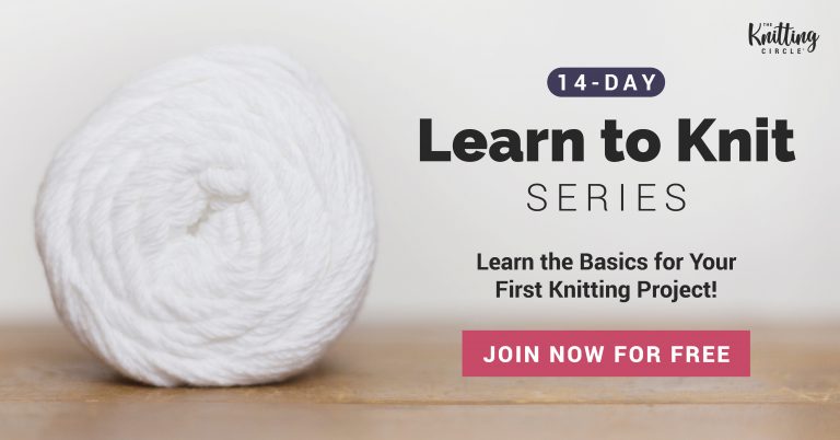 14-Day Learn to Knit Seriesarticle featured image thumbnail.
