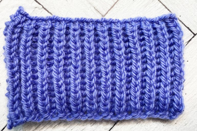 Fisherman’s Rib Stitch Pattern: Flat & In The Round | TKC