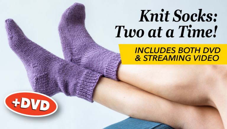 Knit Socks: Two at a Time! + DVDproduct featured image thumbnail.
