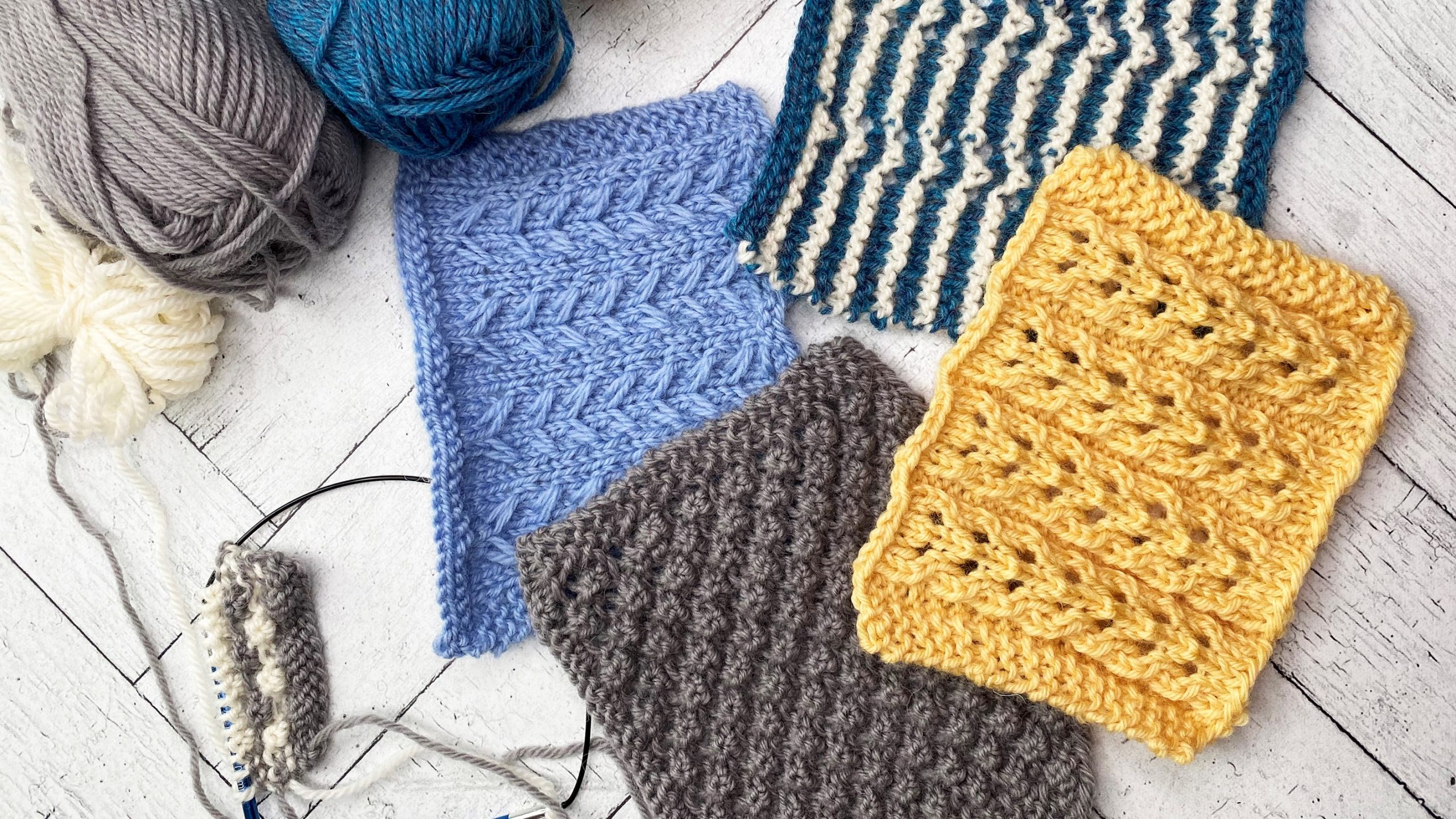 TKC GOLD: Four Fun Four-Row Stitch Patterns | The Knitting Circle