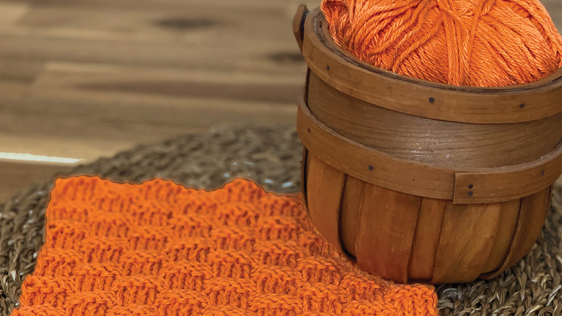 Free Knitting Pattern - Basket Weave Dishcloth