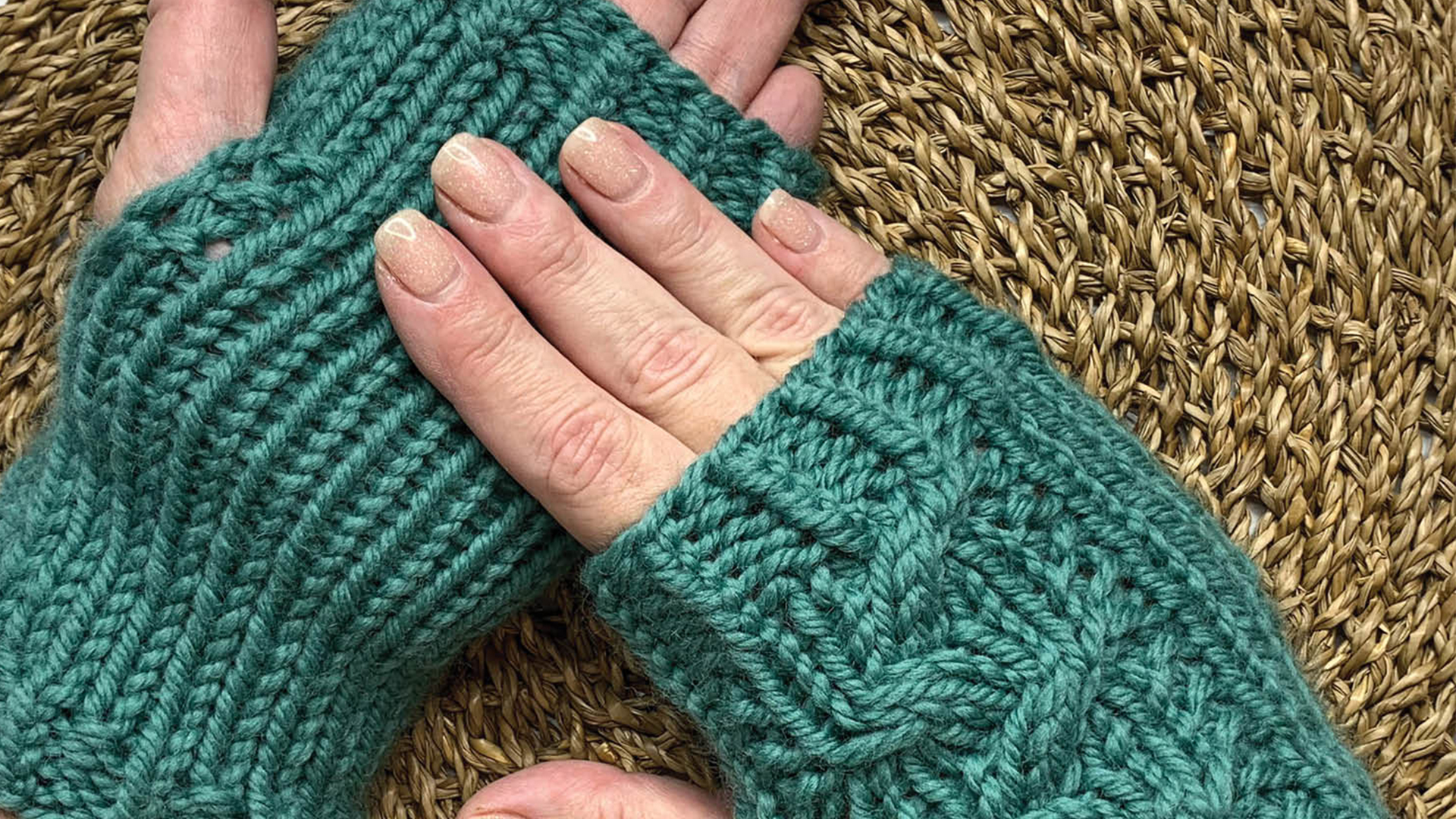 Free Knitting Pattern - Braided Cable Mitts