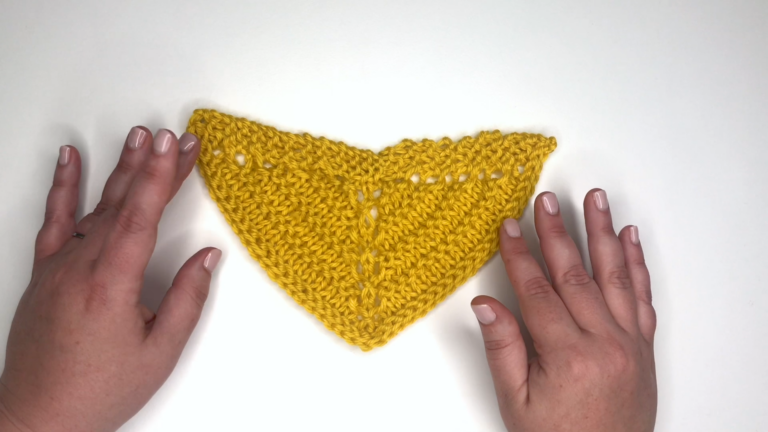 Shawl Knitting Basics Video Downloadproduct featured image thumbnail.