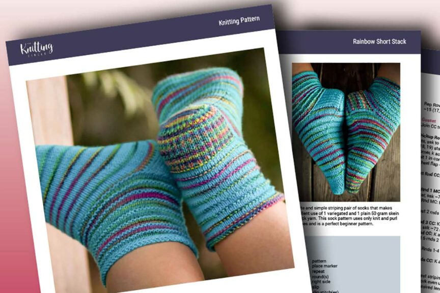 How To Knit A Stretchy Cast On: A Sock Shorty Tutorial by