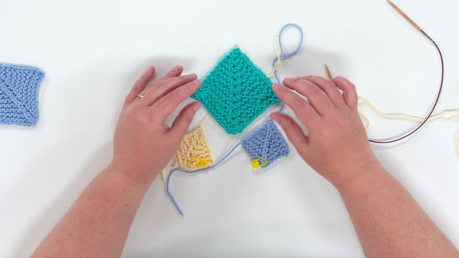 Lets Knit Mitered Squares The Knitting Circle 