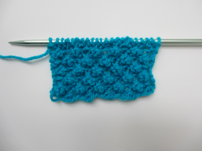trinity knit pattern close up