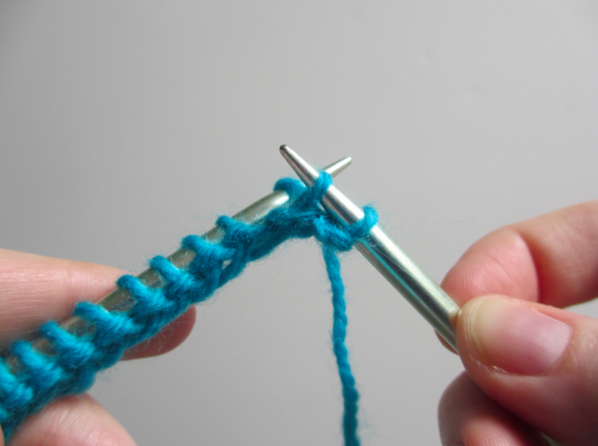 trinity knit step 2
