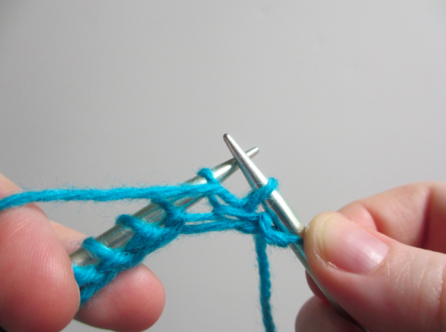 trinity knit step 3