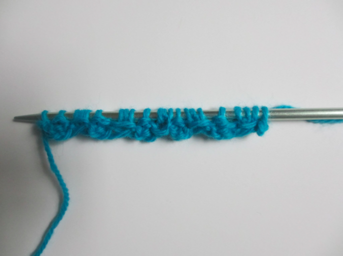 trinity knit row 1