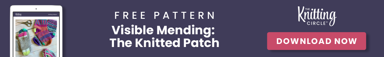 Visible Mending: The Knitted Patch