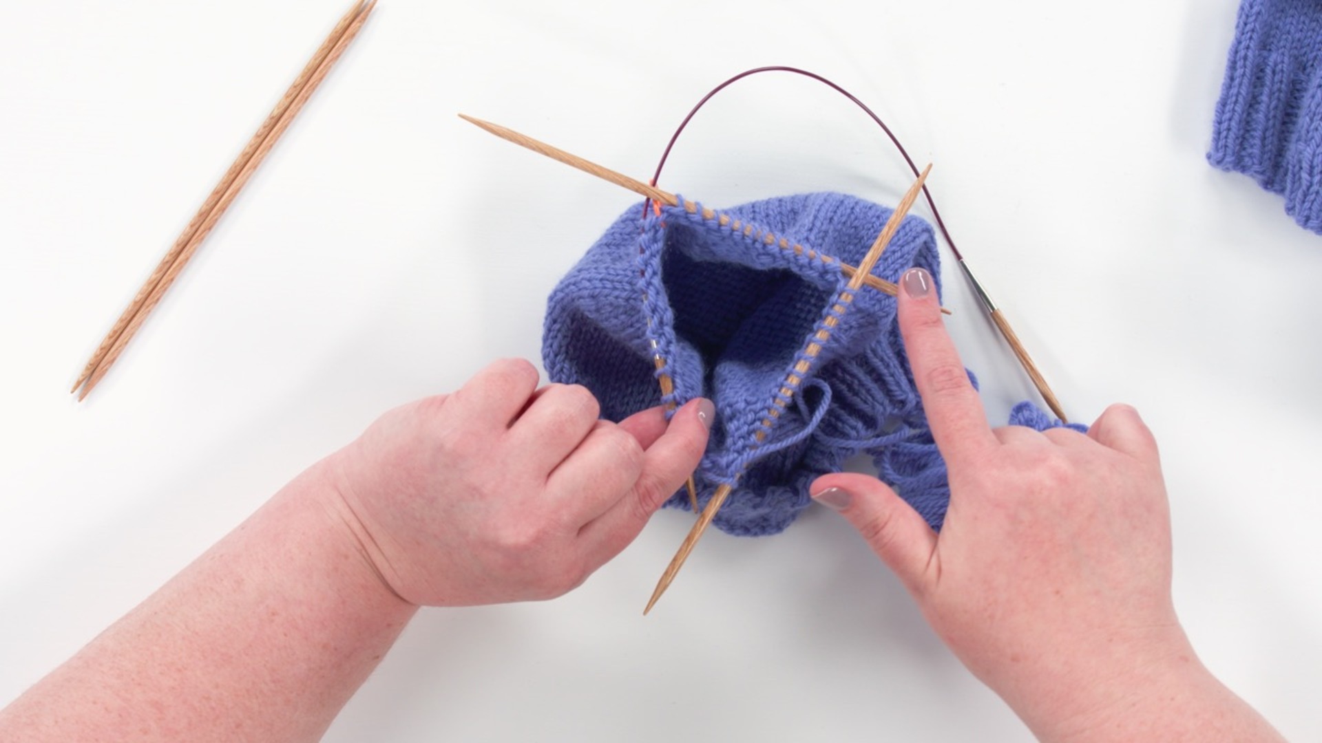 Session 4: Decreases and Changing to Double Pointed Needles