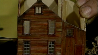 weathering model railroad buildings