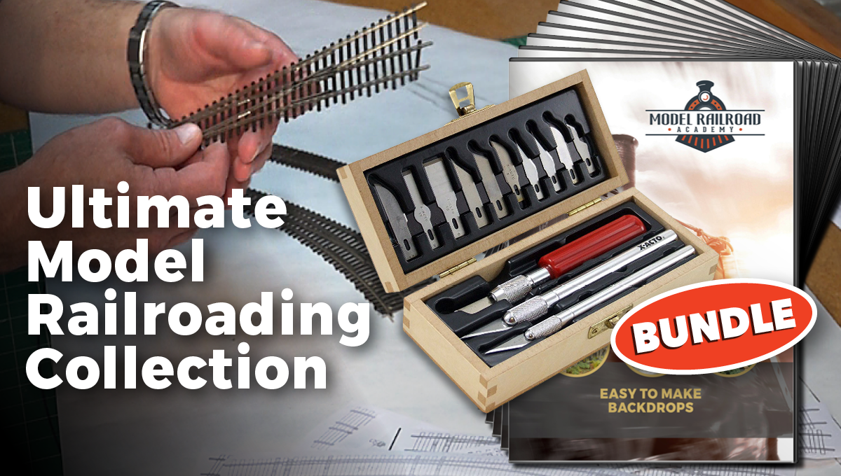 The Ultimate Model Railroad Collection with X-ACTO Knife Set