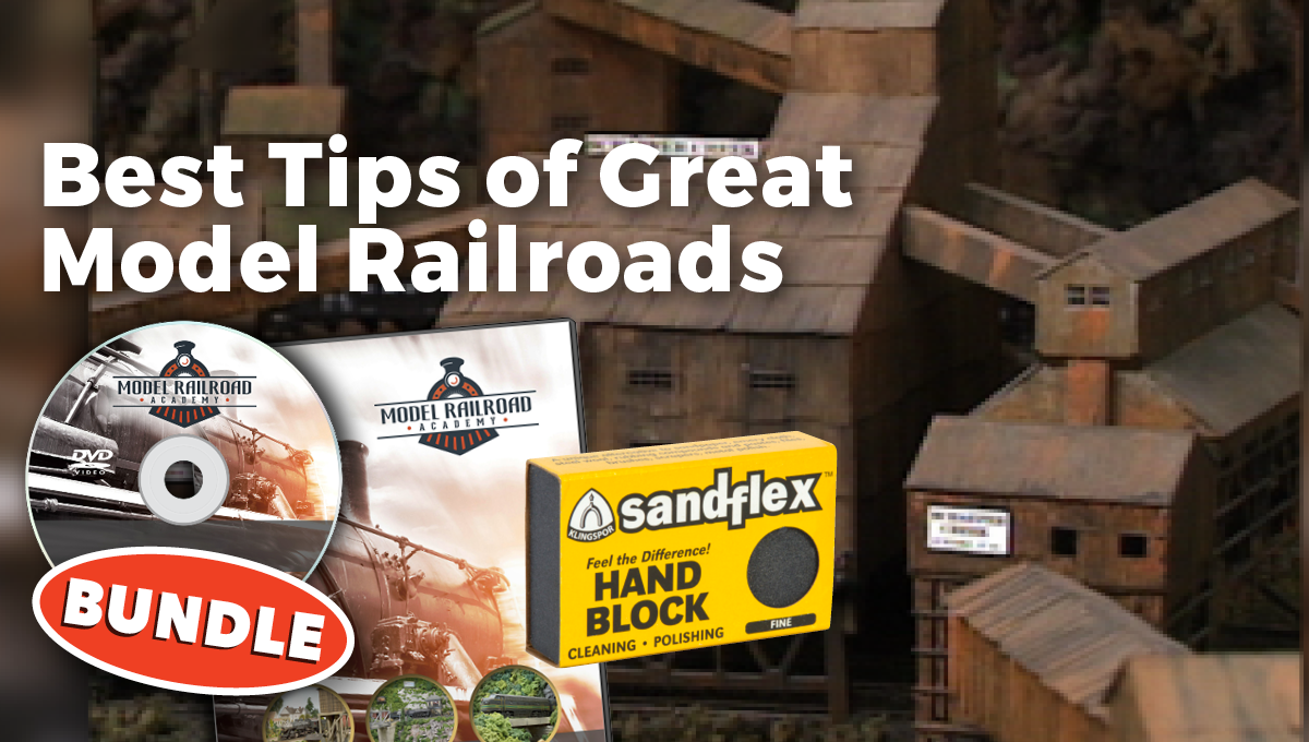 Best Tips of Great Model Railroads DVD with Abrasive Padproduct featured image thumbnail.