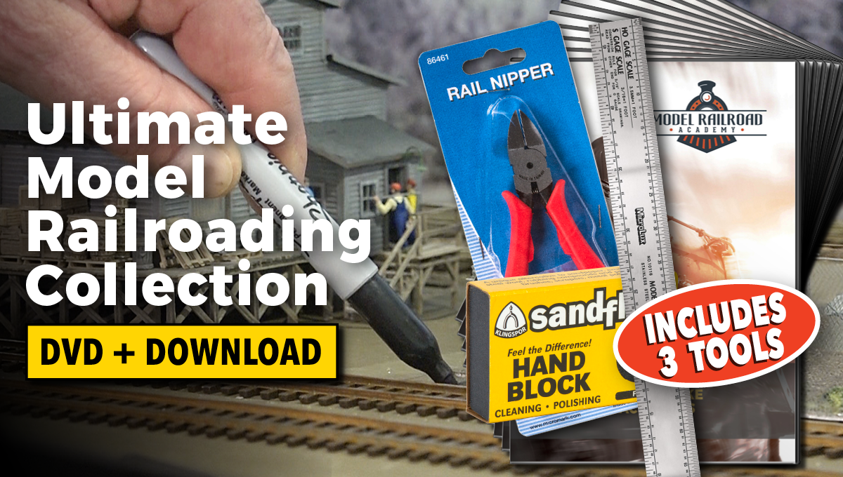 The Ultimate Model Railroading 11-Video Set with 3 Toolsproduct featured image thumbnail.