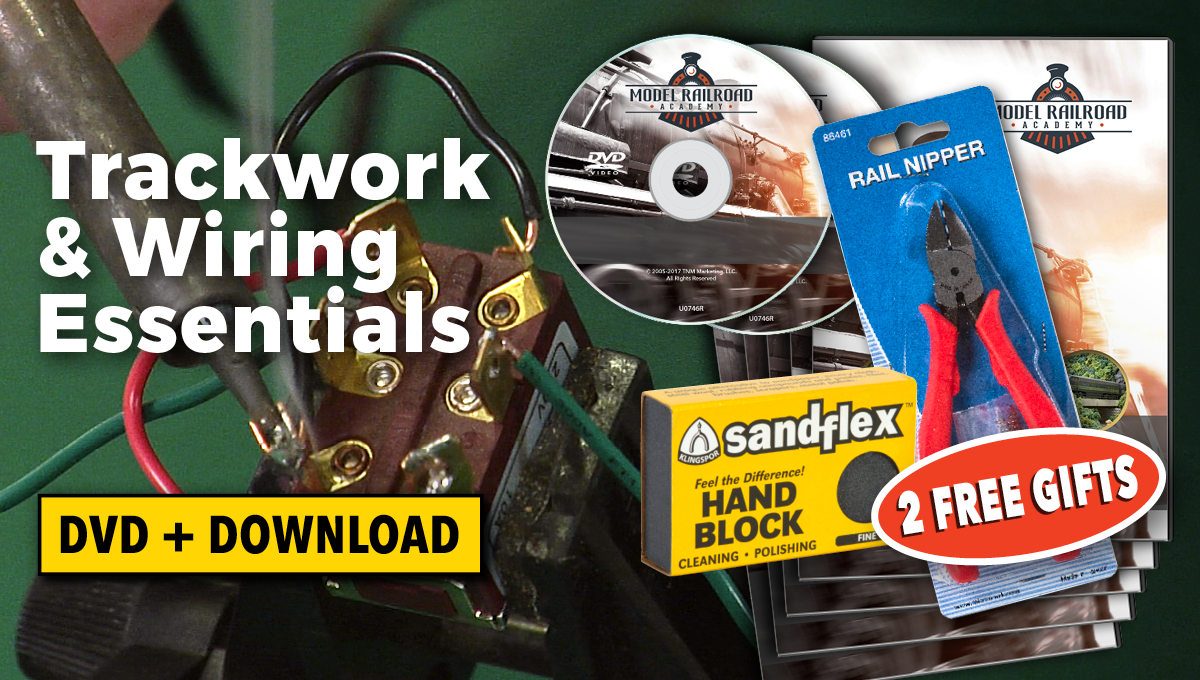 Trackwork & Wiring Essentials 5-Video Set + 2 FREE Toolsproduct featured image thumbnail.