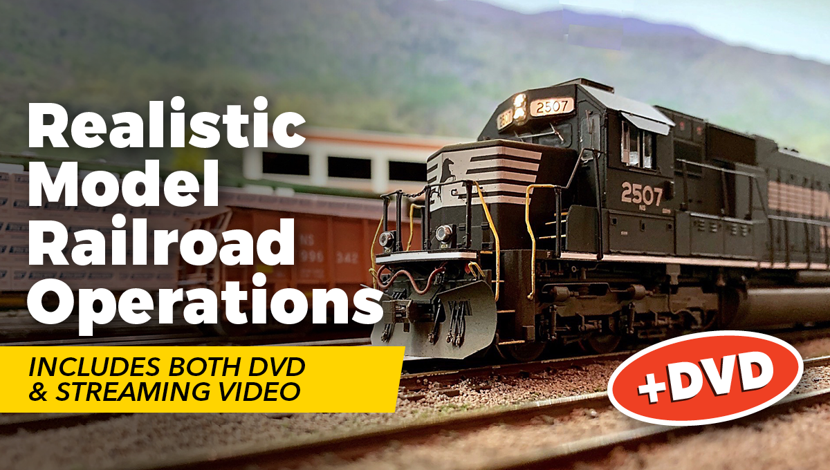 Realistic Model Railroad Operations Class + DVD