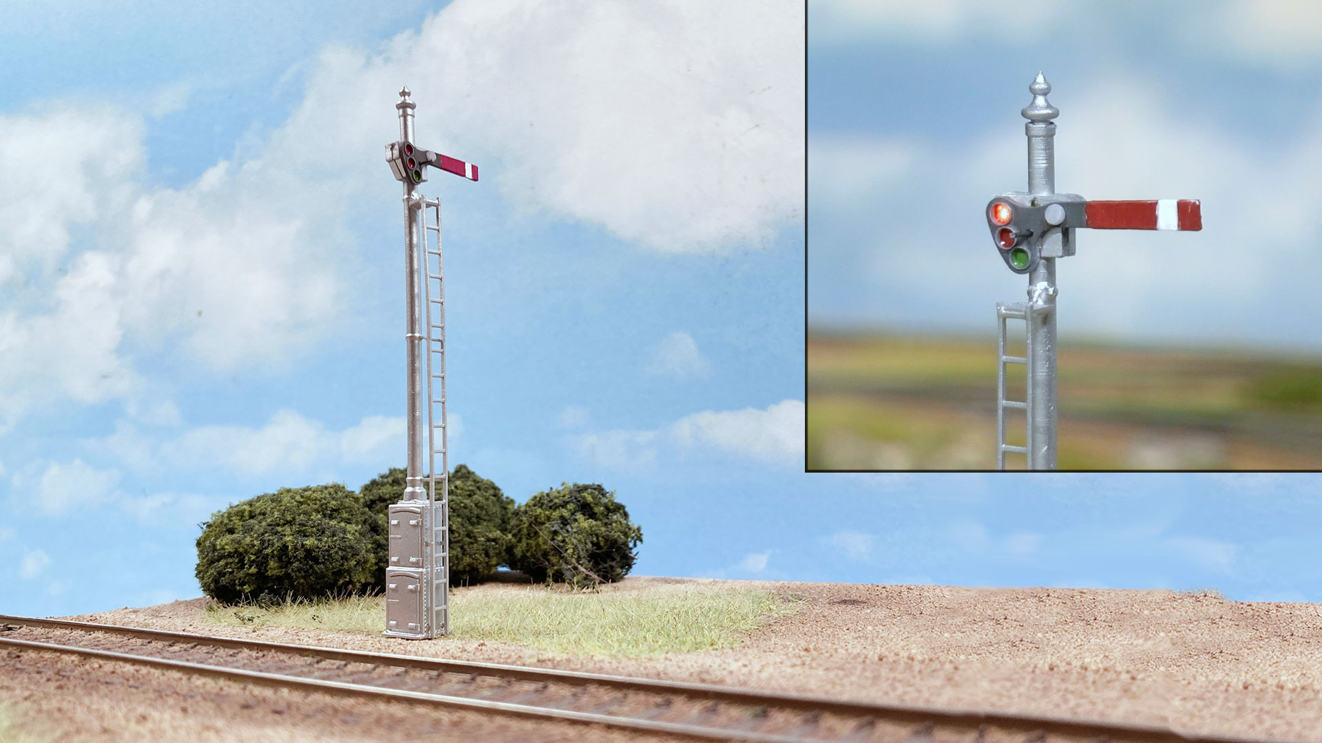 GOLD Semaphore Signals Model Railroad Academy