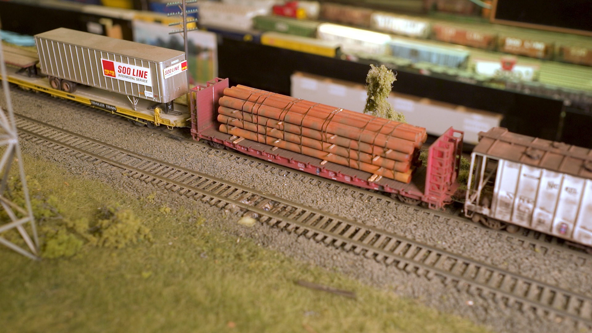 HO Scale Pipe Loads