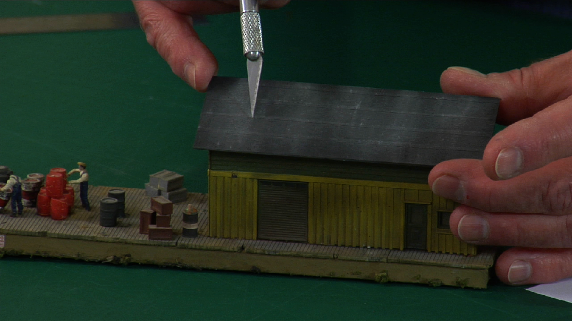 Making Rolled Model Railroad Roofing product featured image thumbnail.