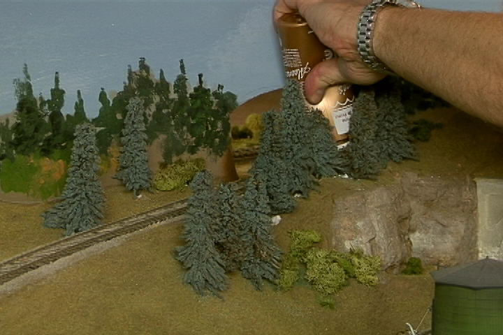 Hide Holes with Model Railroad Landscape