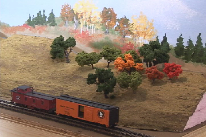 TrainJunkies Appalachian Valley Model Railroad Backdrop – N, HO, O Gauge Scenery