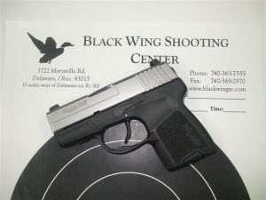 Close up image of the SIG SAuer P290