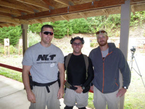 Author with two other instructors