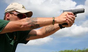 Image of the author demonstrating effective grip
