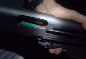 Image of a gun round became inverted during reload - Home Defense Shotguns