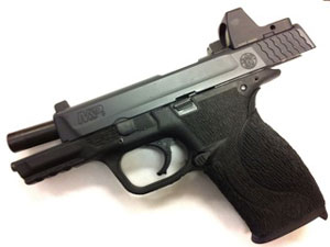 Image of a Bowie tactical mounted Trijicon RMR