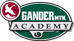Image of the gander mountain academy logo