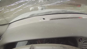 image of an actual car shooting