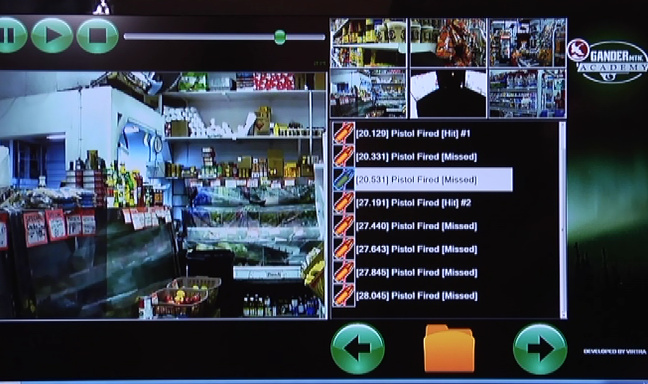 Screenshot of surveillance video