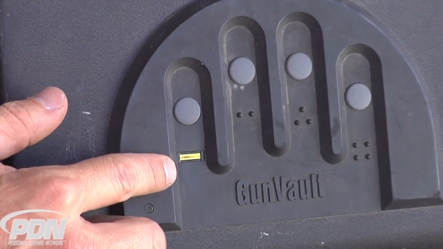 GunVault's Biometric Lock