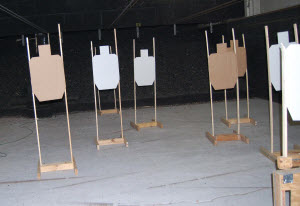 Some ranges do not permit movement. Stagger multiple targets at varying distances to simulate the movement of the attacker, either forward or backward.