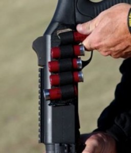 Since a shotgun is limited by the amount of ammunition it can be loaded with (usually no more than seven to nine rounds), It's critical to have spare ammunition located on the gun. A side saddle like this also allows users to carry a different type of ammunition, such as slugs, if they are a viable option.