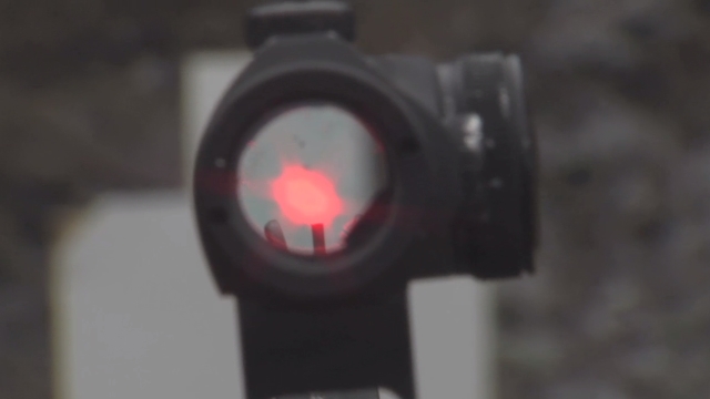 Using Red Dot Optic as Rear Sight