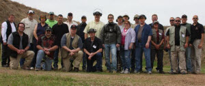 Author (far right) at Rangemaster Tactical Conference. Training groups at conferences tend to be diverse, bringing students of various backgrounds, skill levels and primary interests together. This allows for a lot of positive information exchange.