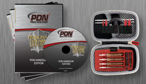 PDN Handgun Edition 3-DVD Set + Gun Cleaning Kit