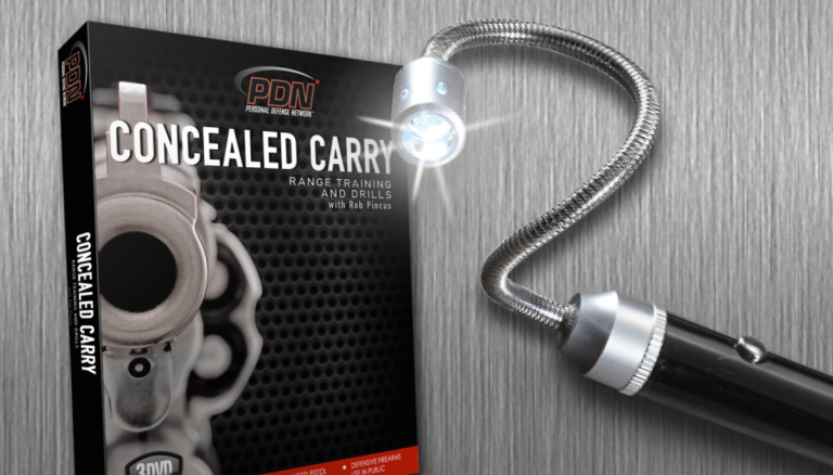 Concealed Carry: Range Training 3-DVD Set + FREE Magnetic Bore Lightproduct featured image thumbnail.