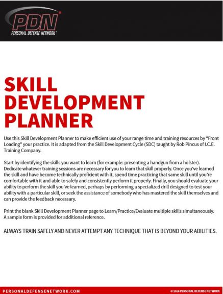 PDN Skill Development Planner