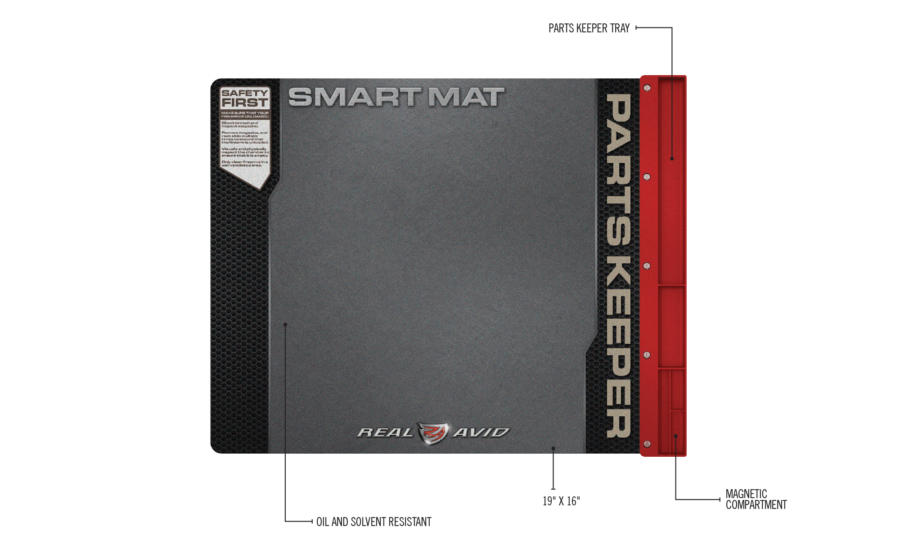 Smart mat parts keeper
