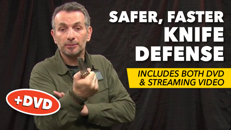 Safer, Faster Knife Defense + DVDproduct featured image thumbnail.