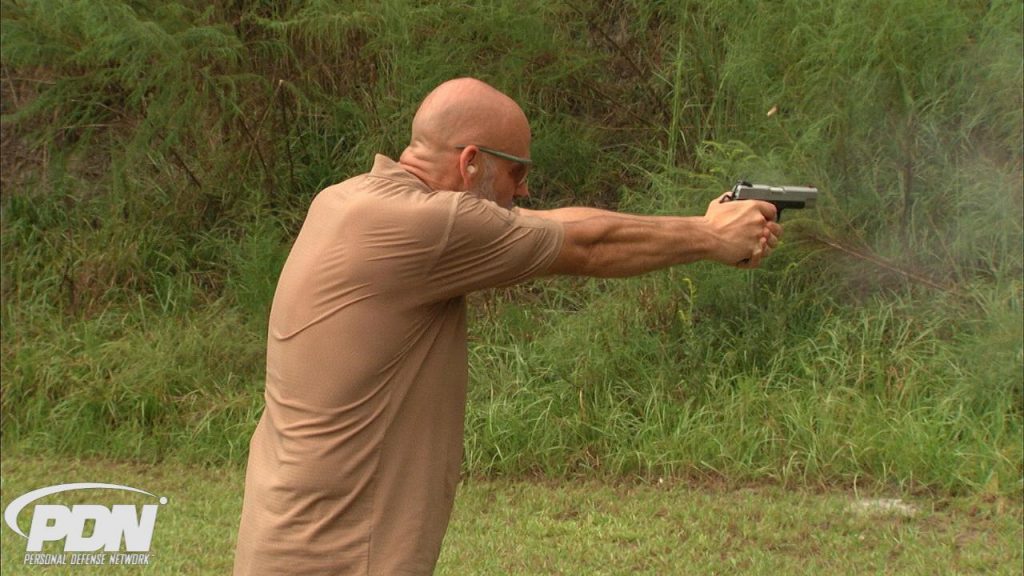 Natural and Neutral Foot Position Handgun Shooting Stance PDN PDN