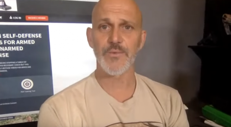 Screenshot of a video of a man talking